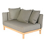 Loungeset 'Softline' Zweiersofa rechts - Teak