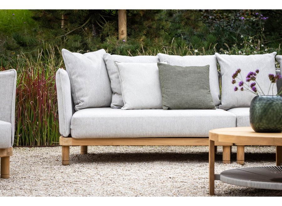 Lounge set 'Softline' loveseat right - Teak