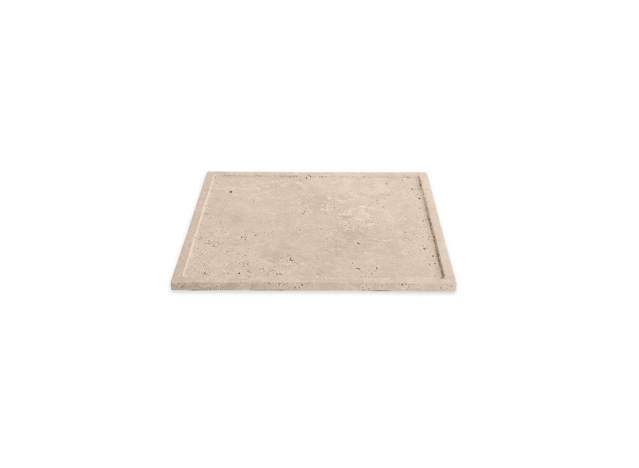 Tray 'Travertine' - square