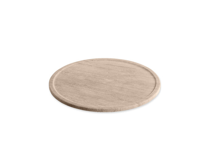 Tray 'Travertine' - round