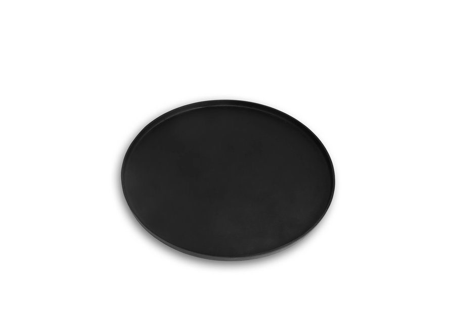 Dienblad 'black' - rond