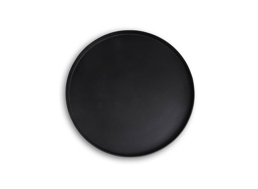 Tray 'black' - round