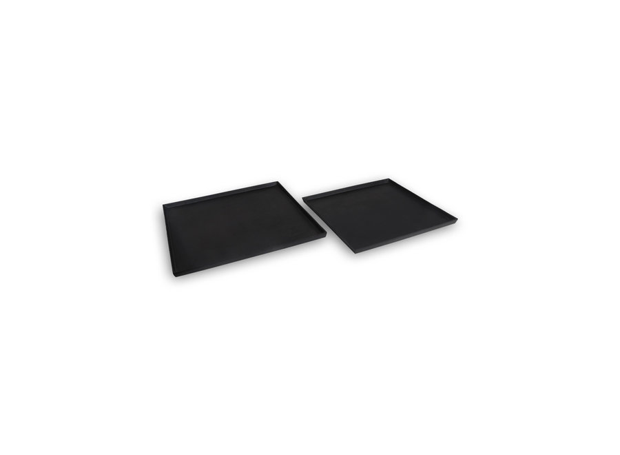 Tray 'black' - square