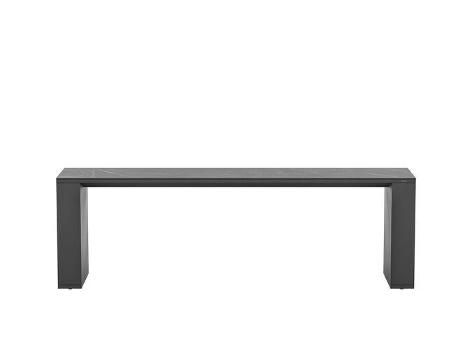 High dining tafel met verwarming 'Jamie' 300x65x95cm