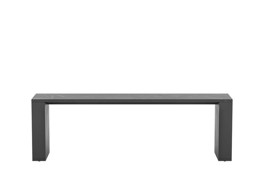 High dining tafel met verwarming 'Jamie' 300x65x95cm