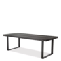 Dining Table 'Melchior'- Charcoal Veneer - 230cm
