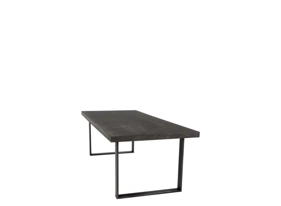 Dining Table 'Melchior'- Charcoal Veneer - 230cm