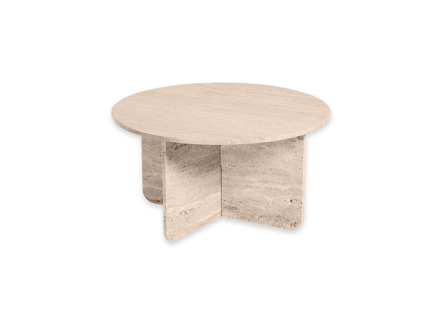 Coffee table 'Bora' - Travertine