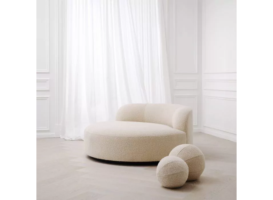 Sofa 'Björn' - Round - Bouclé cream