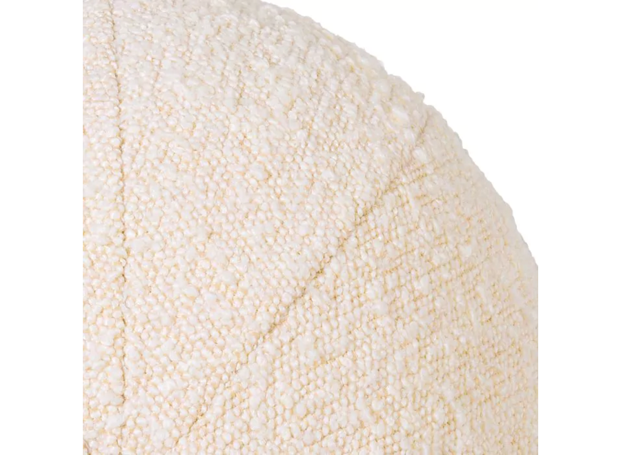 Coussin 'Palla' - Bouclé cream - S