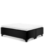 Boxspring bed 'Mavone' - 180 x 210cm - Black