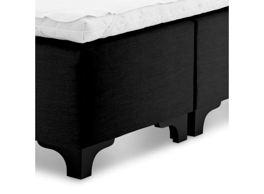 Boxspring bed 'Mavone' - 180 x 210cm - Black