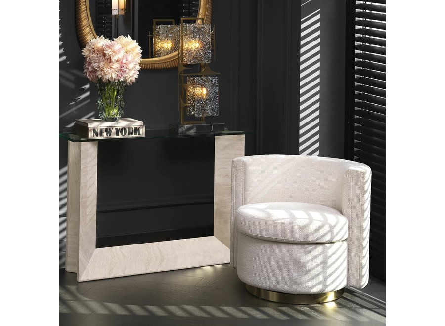 Drehsessel 'Amanda' - Lyssa off-White