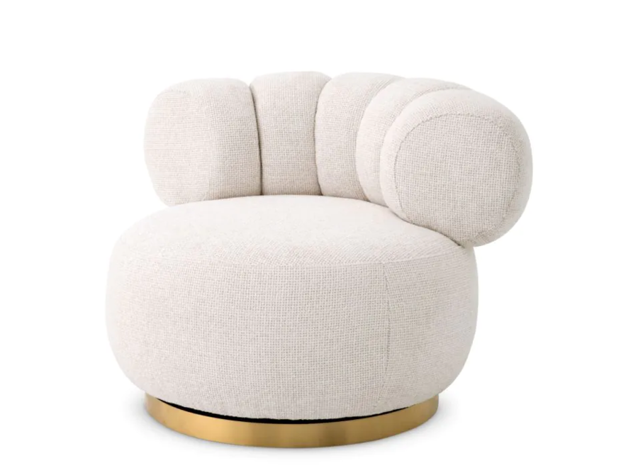 Swivel chair 'Phedra' - White