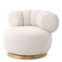 Swivel chair 'Phedra' - White