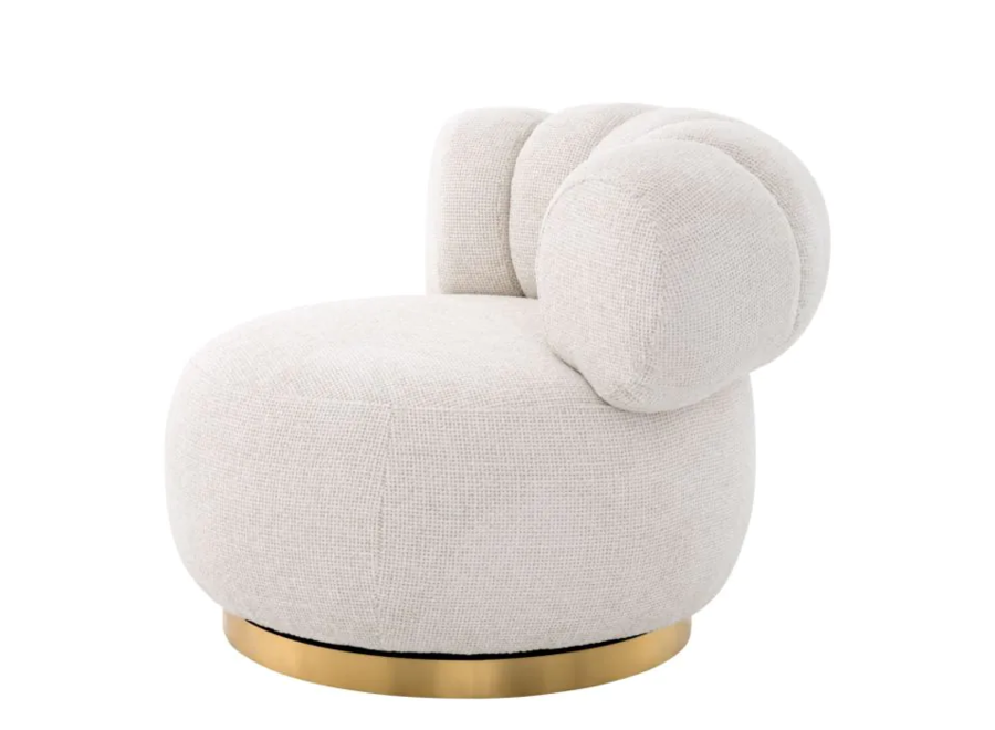 Swivel chair 'Phedra' - White