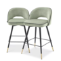 Counter stool 'Cliff' set of 2 - Pistache green