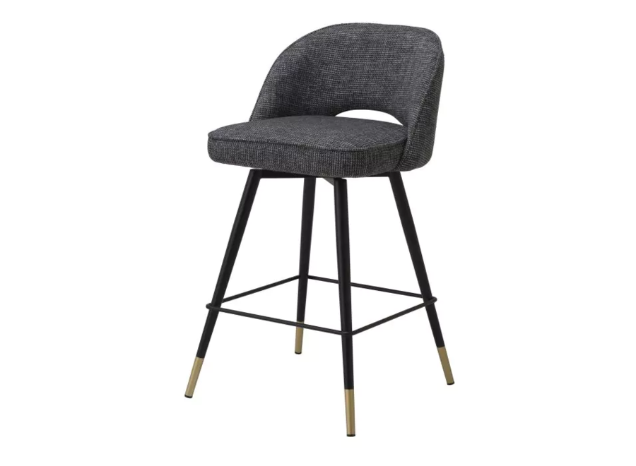 Tabouret de comptoir 'Cliff' lot de 2 - Rocat black