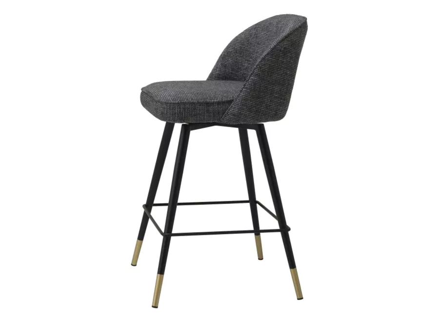 Tabouret de comptoir 'Cliff' lot de 2 - Rocat black