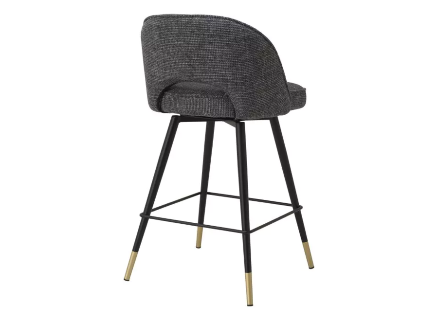 Tabouret de comptoir 'Cliff' lot de 2 - Rocat black