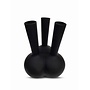 Horn vase '3 mouth' Matt Black - S