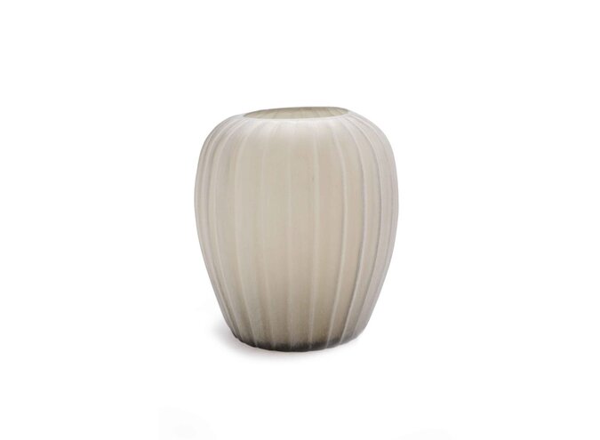 Vase 'Opal' M - light smoke