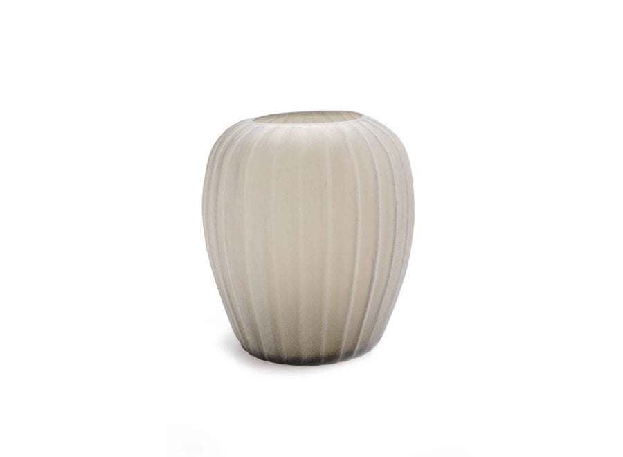 Vase 'Opal' M - light smoke