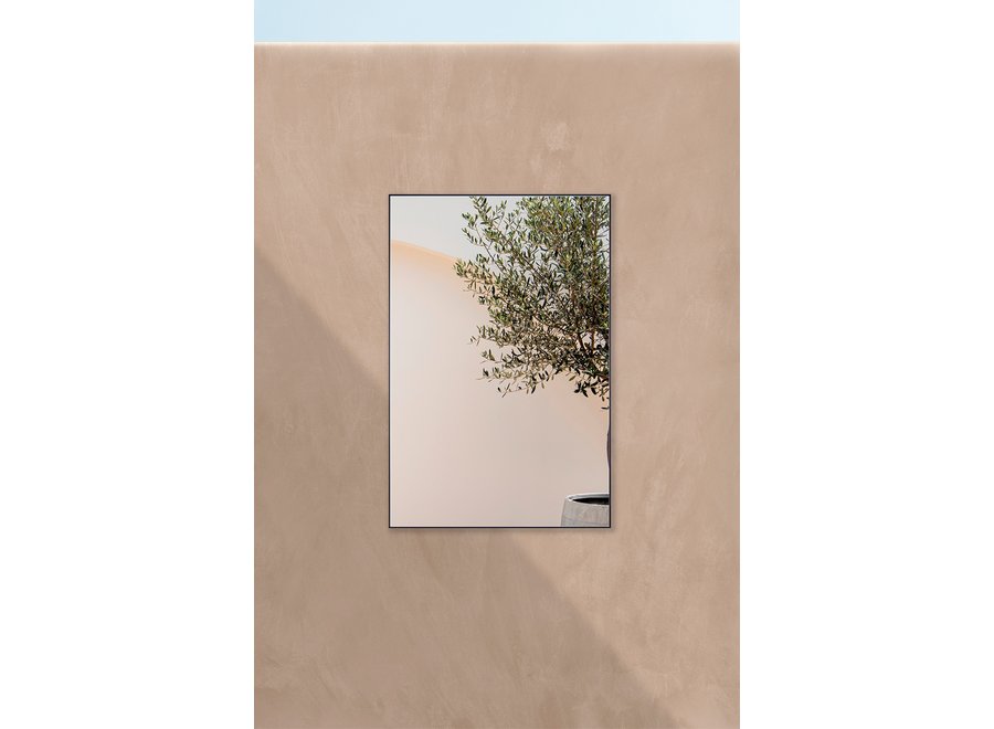 Miroir 'Lucka' Outdoor Black  Rectangulaire 80 x 120 cm