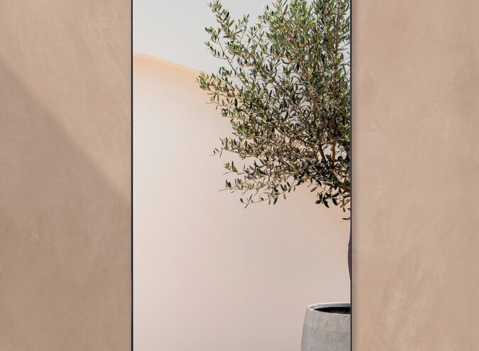 Mirror 'Lucka' Outdoor Black XL