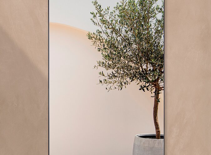 Mirror 'Lucka' Outdoor Black XXL