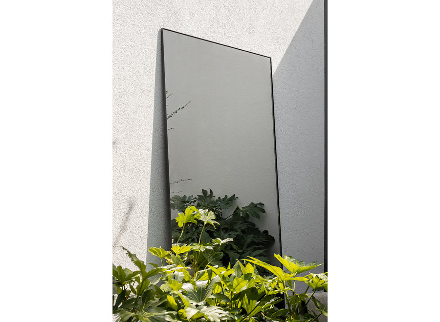 Mirror 'Lucka' Outdoor Black XXL 100 x 200 cm