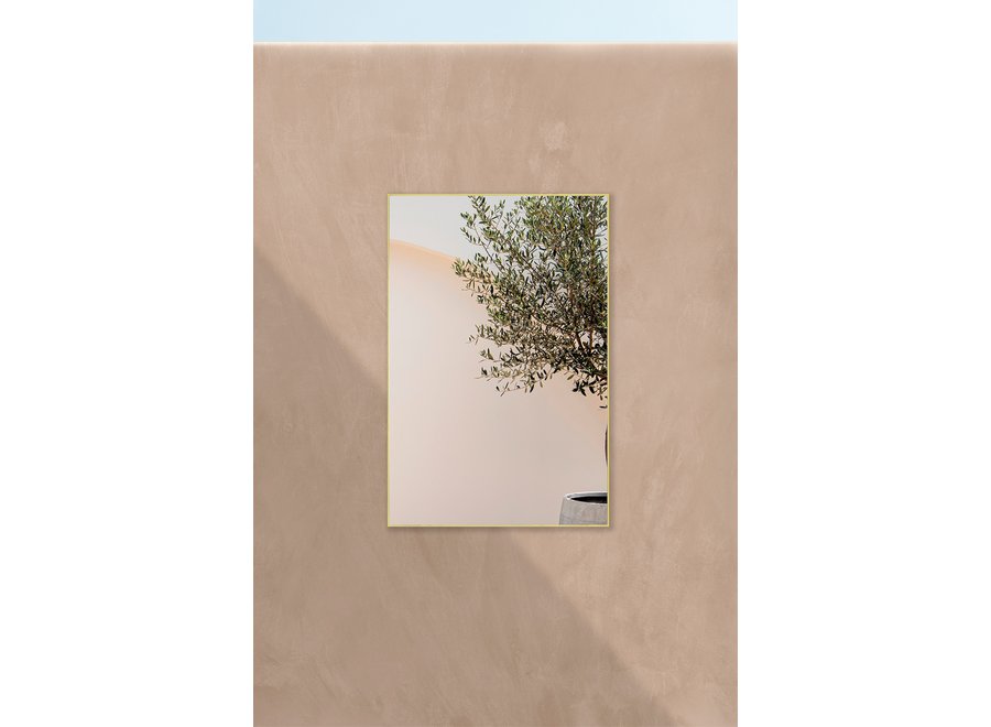 Miroir 'Lucka' Outdoor Gold Rectangulaire 80 x 120 cm