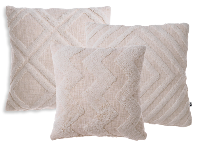 Cushion combination Off White: Maris, Magan & Mynos