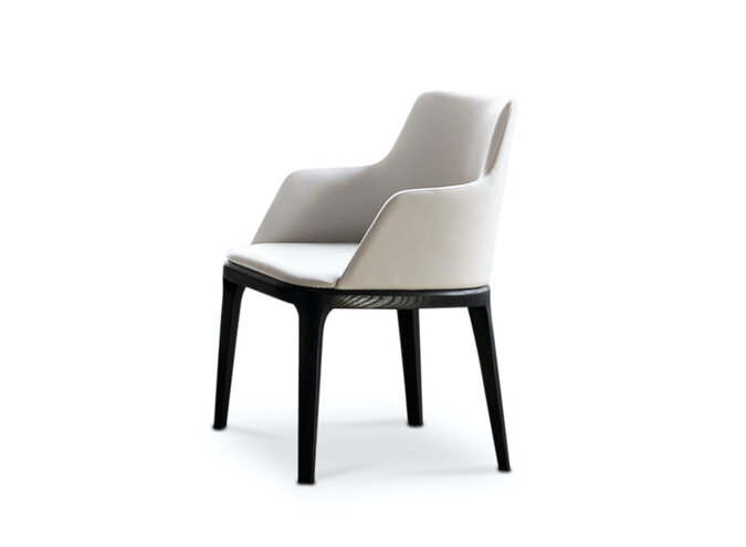 Dining chair Febe - Stone Grey