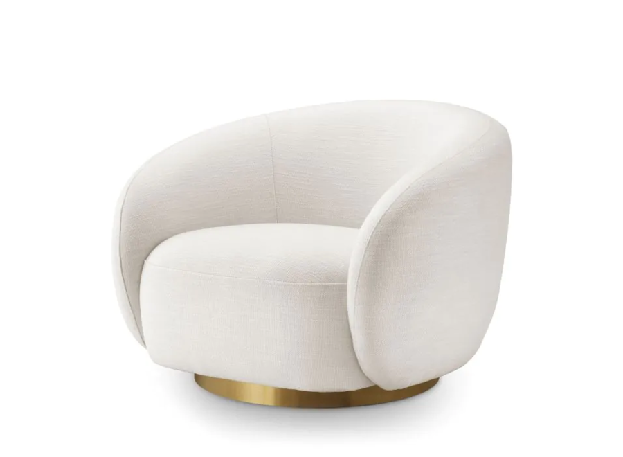 Chaise pivotante Brice - Avalon white