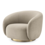 Chaise pivotante 'Brice' - Avalon sand