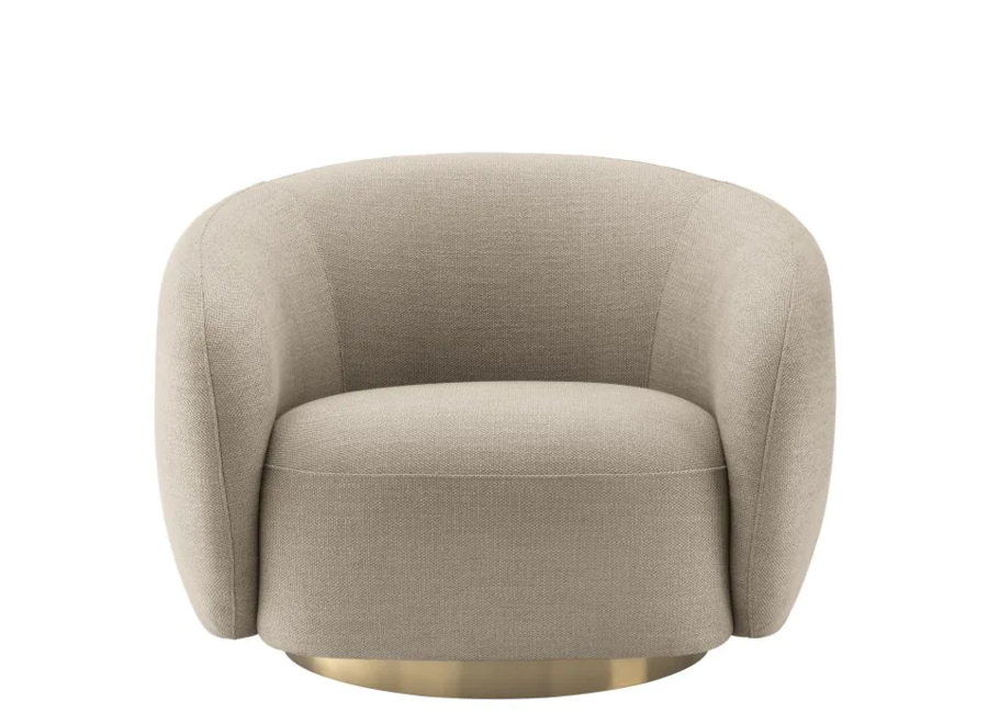 Chaise pivotante 'Brice' - Avalon sand