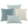 Kussencombinatie Outdoor Iced Blue: Calita, Kamari, Playana & Kisa