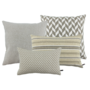Cushion combination Outdoor Sand I: Lucca, Pavilon, Valdolina & Vernandez