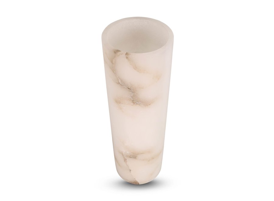 Vase 'Aalborg' L - Alabaster