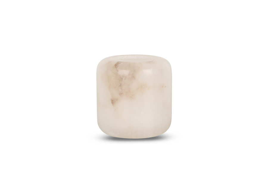 Tealight 'Odense' - Alabaster