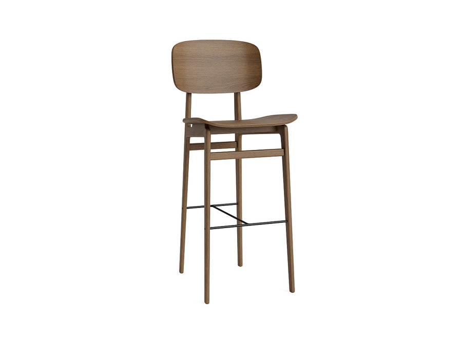 Chaise de bar NY11 Light smoked oak - Backrest