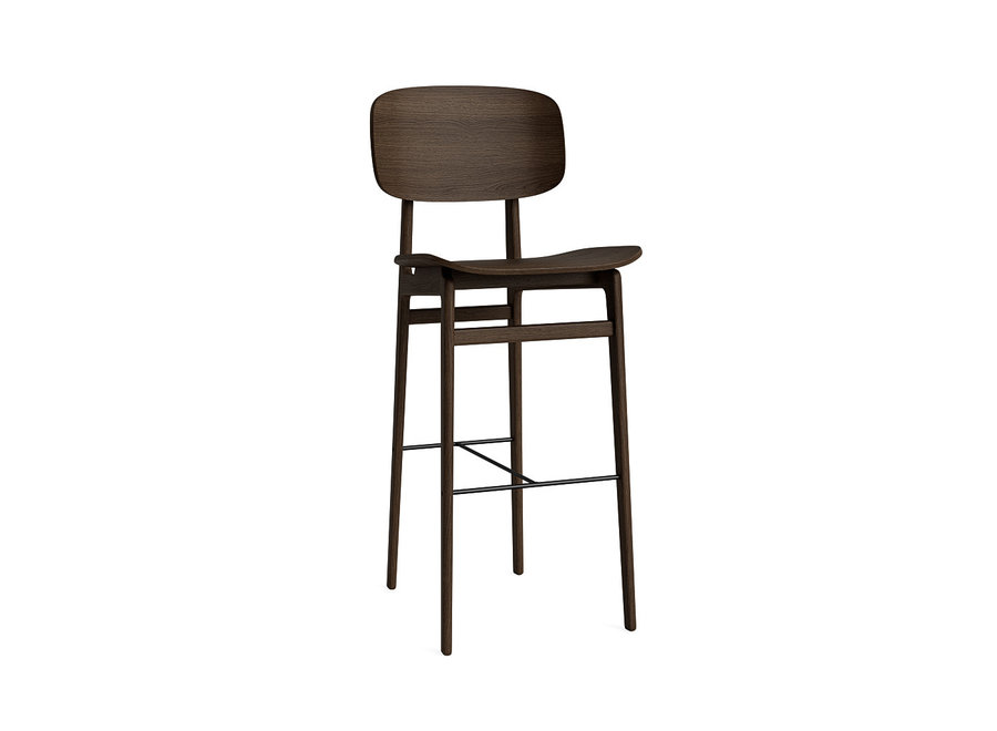 Bar chair NY11 Dark smoked oak - Backrest