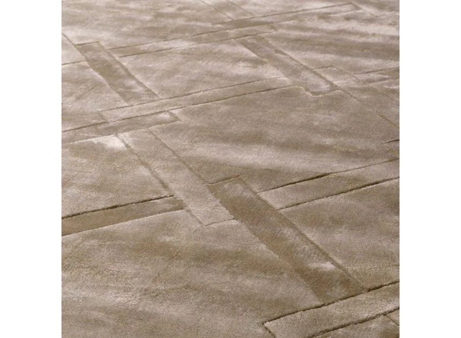 Muster 60 x 60 cm Teppich: 'La Belle' - Grey