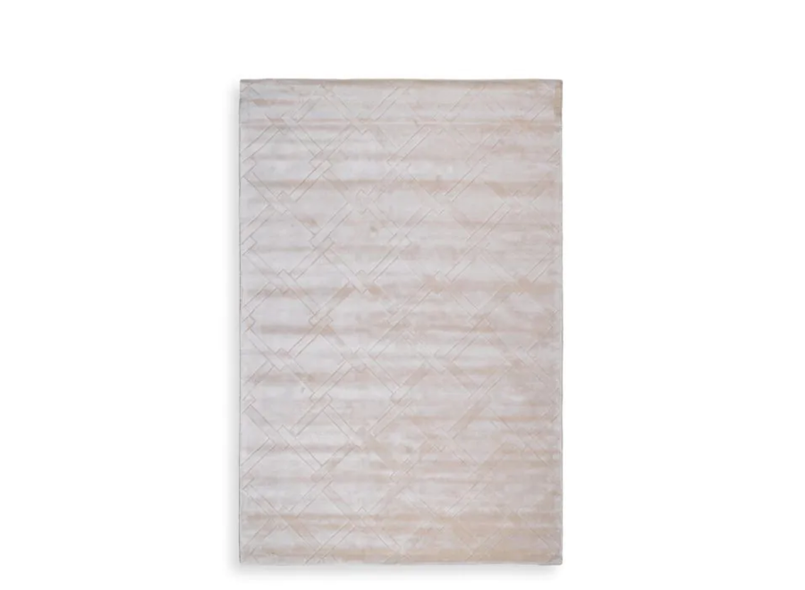 échantillon de tapis 60x60 cm: 'La Belle' - Silver Sand