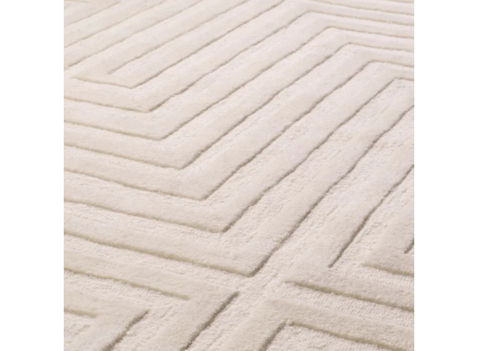 échantillon de tapis 14x20 cm: 'Breck' - Ivory