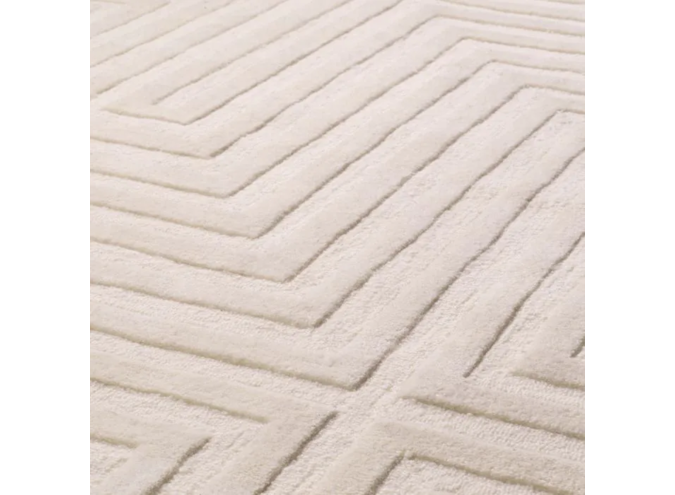 Muster 60 x 60 cm Teppich: 'Breck' - Ivory