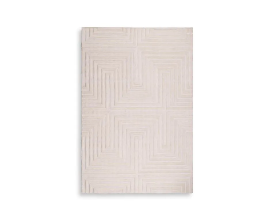 Muster 60 x 60 cm Teppich: 'Breck' - Ivory