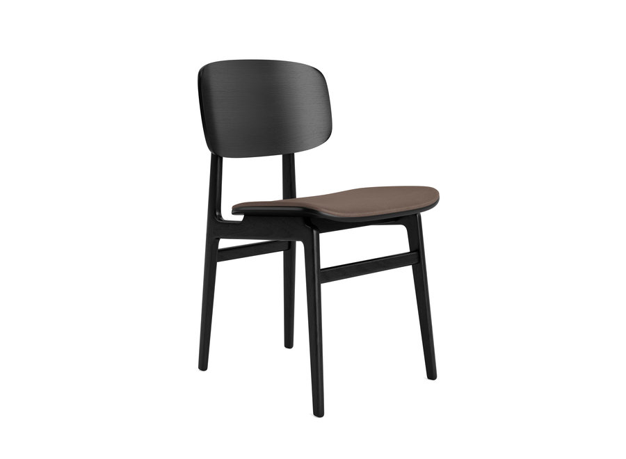 Dining chair NY11 Black oak - Leather