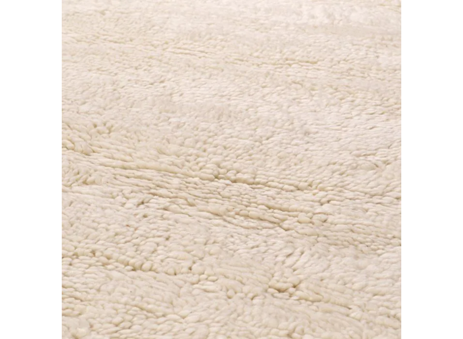 Sample 60 x 60 cm Carpet: 'Oscar' - White